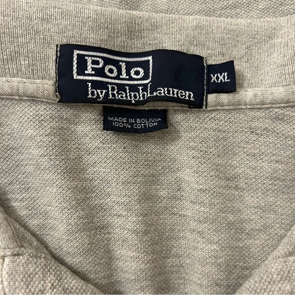 Polo Ralph Lauren Short Sleeve Men’s Shirt Gray Size XXL-2X